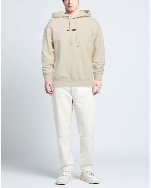 Jil Sander White Sweatshirt for men