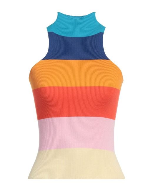 Roberto Collina Orange Top Cotton