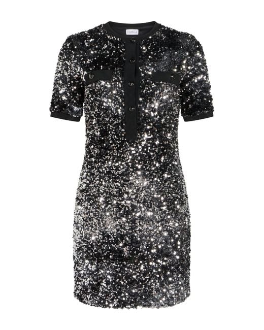 Marella Black Mini Dress Polyester