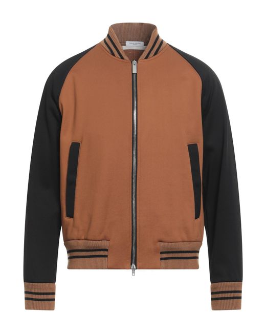 Paolo Pecora Brown Jacket Polyamide, Cotton, Virgin Wool for men