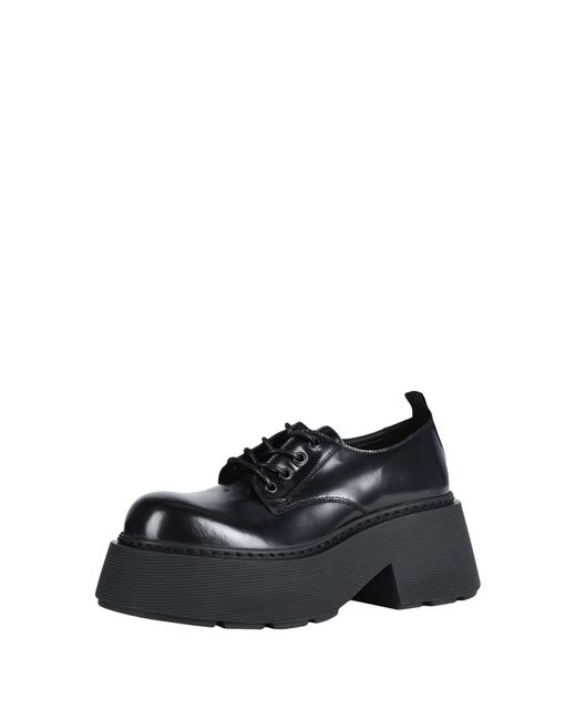 Vic Matié Black Lace-up Shoes