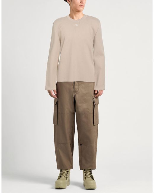 Courreges Natural Sweater Viscose, Polyester for men