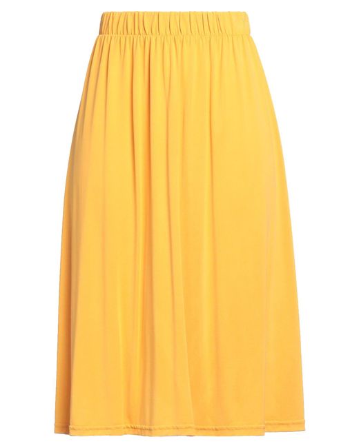 Minimum Yellow Midi Skirt