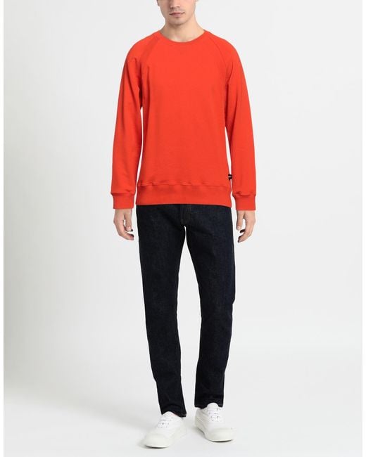 NOUMENO CONCEPT Red Sweatshirt for men
