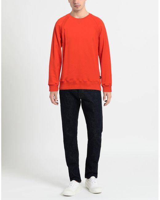 NOUMENO CONCEPT Red Sweatshirt for men