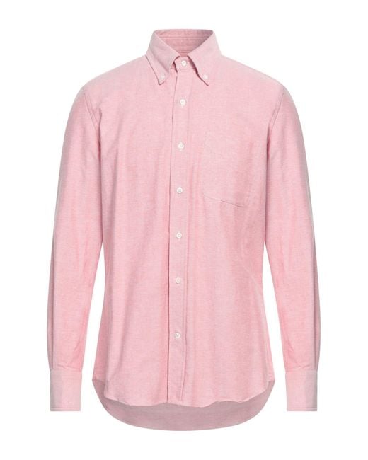 Glanshirt Pink Shirt for men