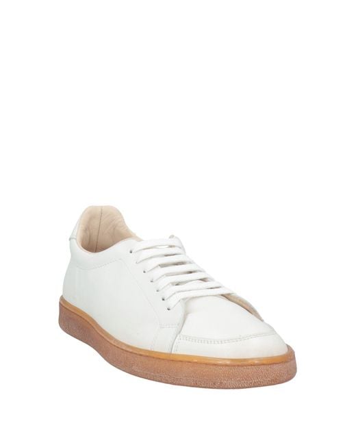 Moma White Sneakers Leather for men
