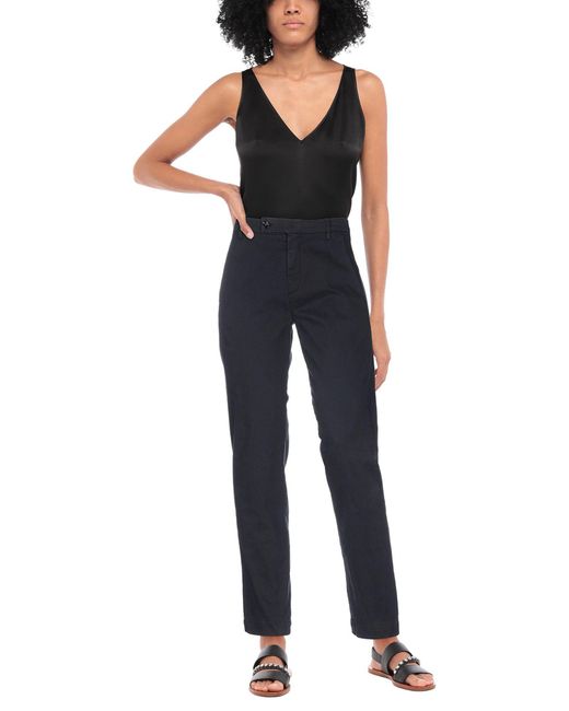 TRUE NYC Blue Midnight Pants Cotton, Elastane