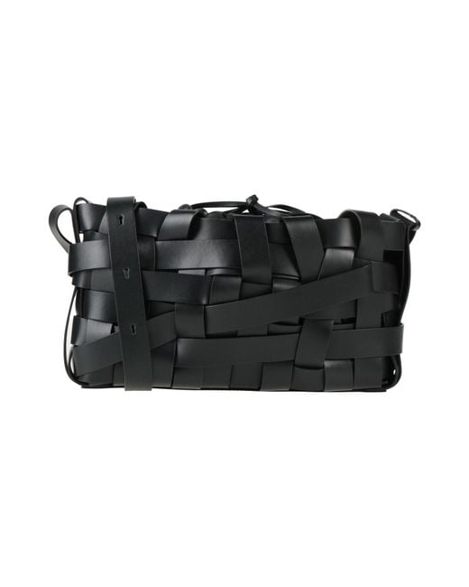 Jil Sander Black Cross-Body Bag Cow Leather