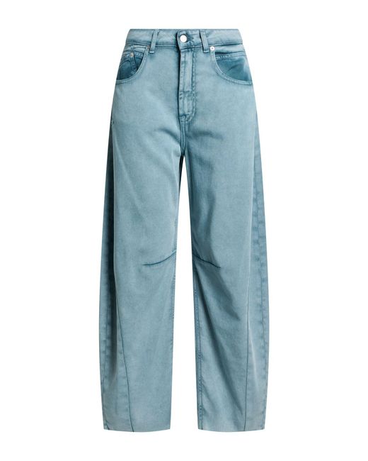 Haveone Blue Pants Cotton