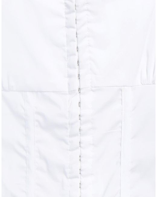 Guess White Top Cotton, Nylon, Elastane