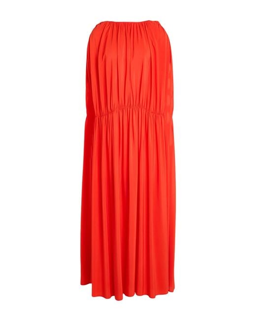 Erika Cavallini Semi Couture Red Maxi Dresses
