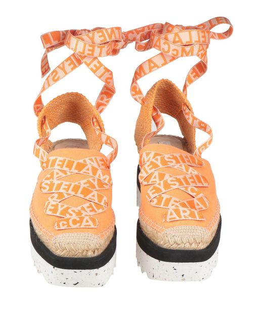Stella McCartney Orange Espadrilles