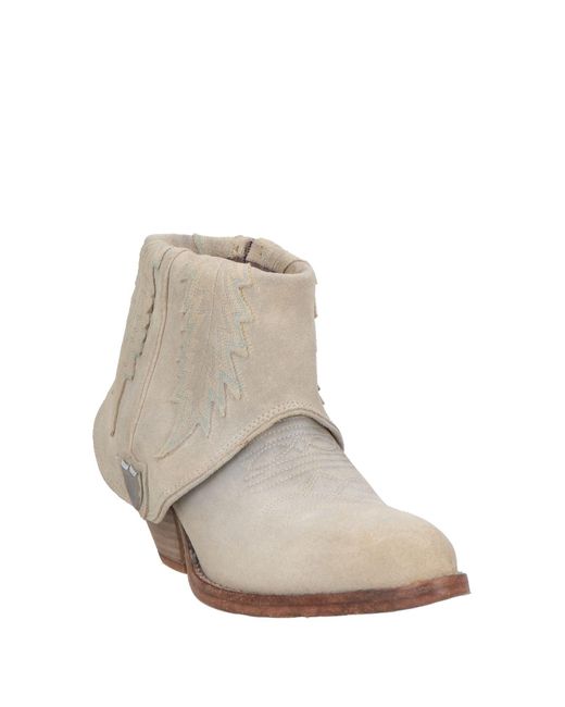 HTC Natural Light Ankle Boots Leather