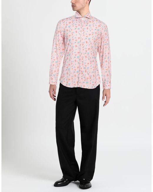 Fedeli Pink Shirt for men
