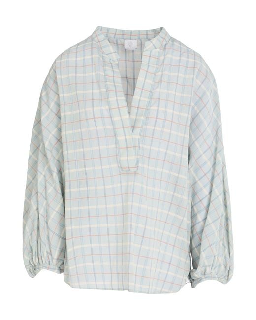 Eleventy Gray Sky Top Cotton