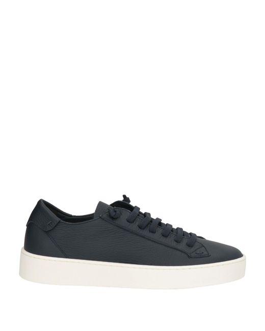 Fabiano Ricci Blue Midnight Sneakers Leather for men