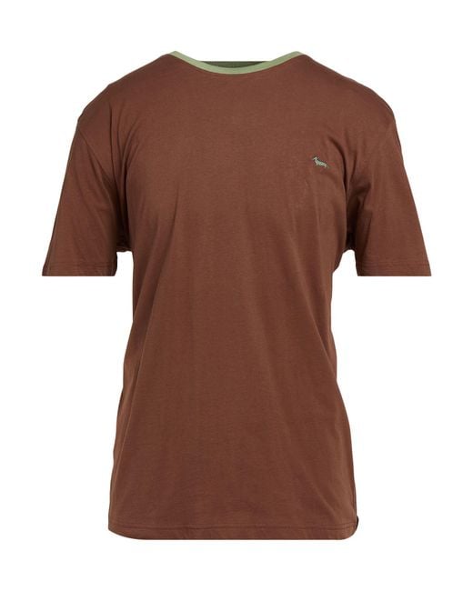 Harmont & Blaine Brown T-Shirt Cotton for men