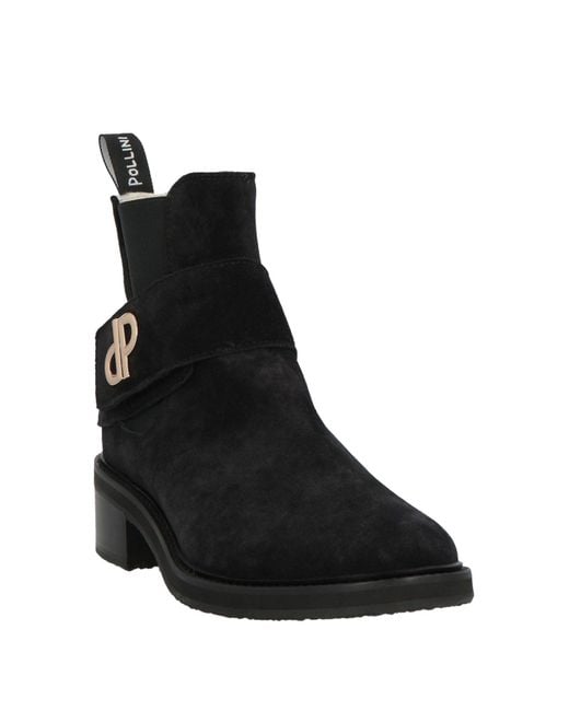 Pollini Black Ankle Boots