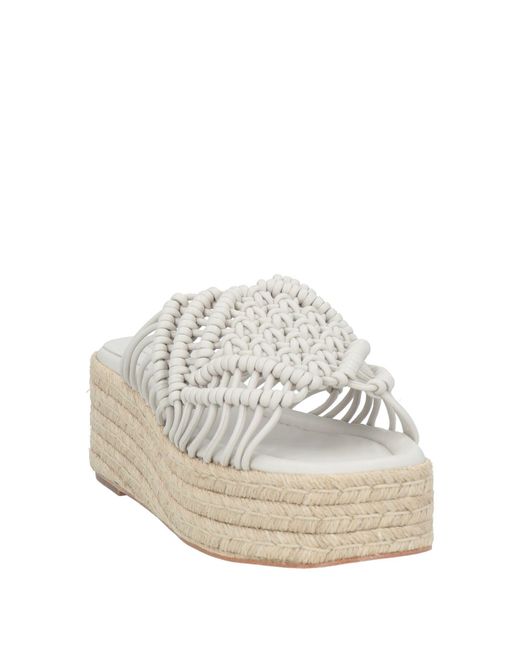 Paloma Barceló White Espadrilles