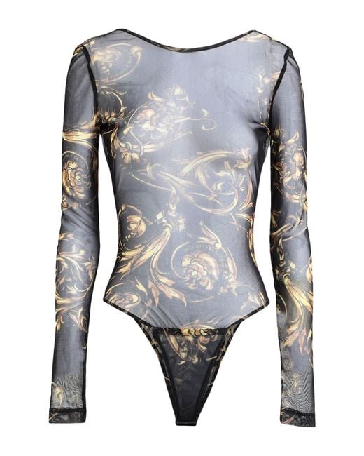 Versace Jeans Couture Blue Bodysuit Polyester