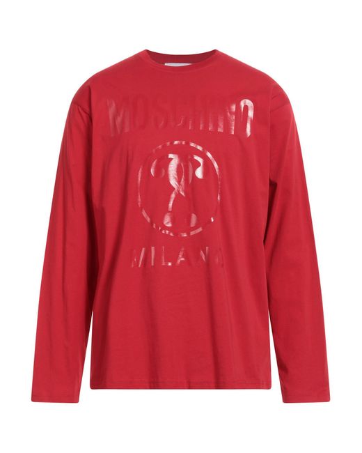 Moschino T-shirts in Red für Herren