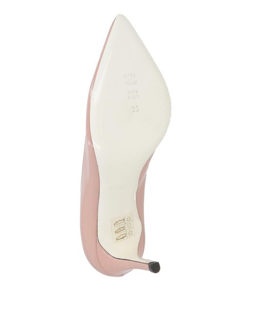 Pollini Pink Pumps Leather