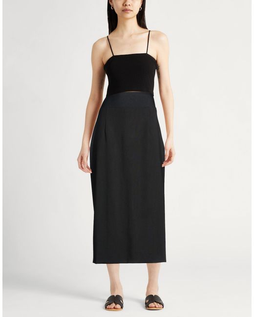 Sportmax Black Midi Skirt