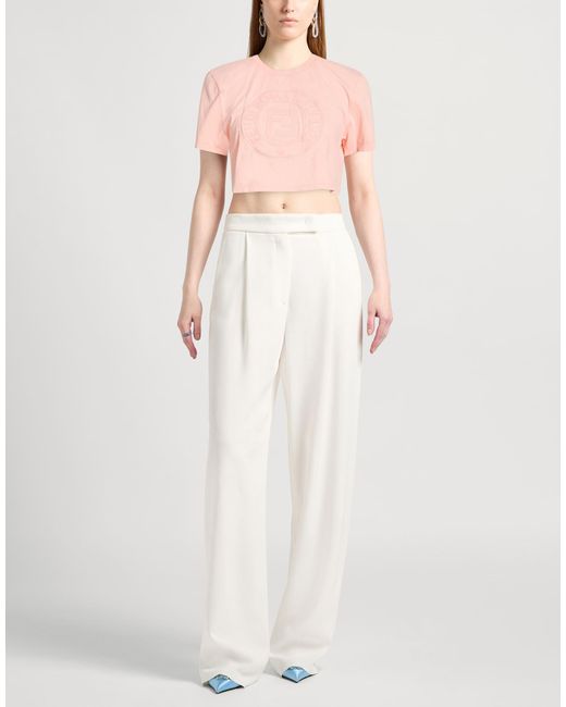 Fendi Pink T-Shirt Cotton