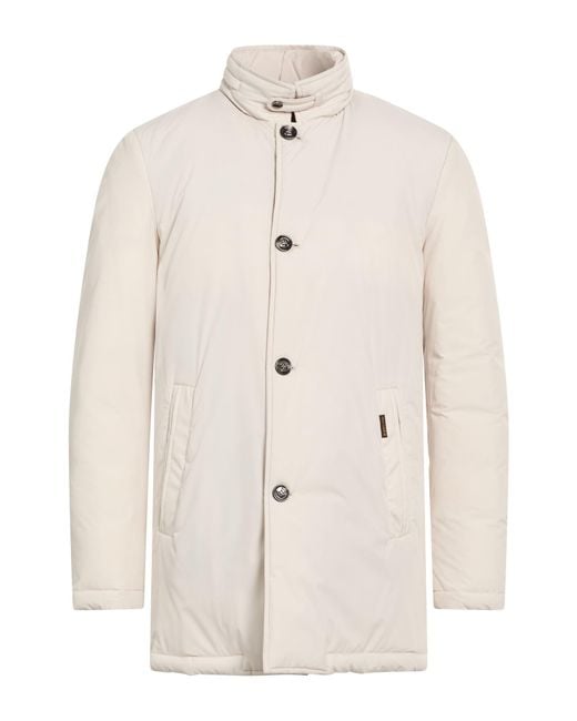 Moorer White Puffer Polyester for men