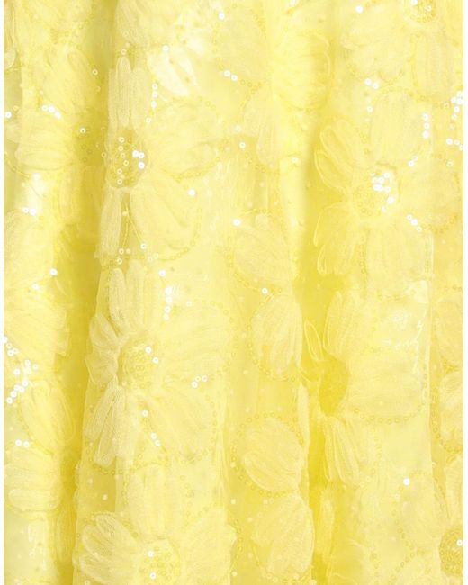 For Love & Lemons Yellow Mini-Kleid