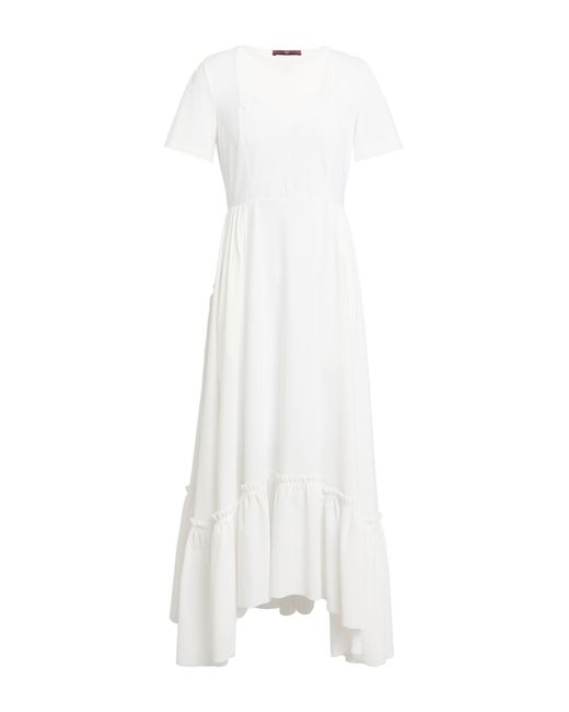 High White Midi-Kleid