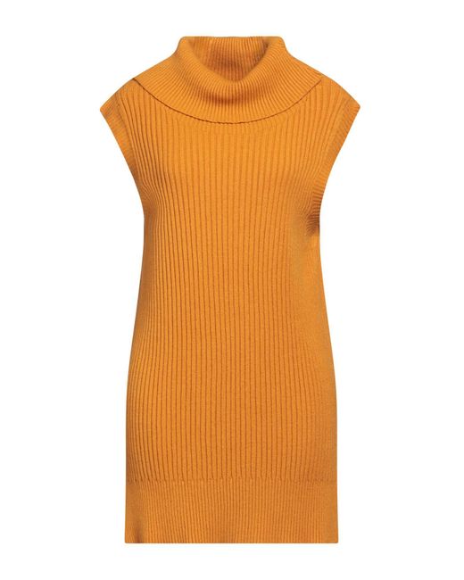 Toy G. Orange Rollkragenpullover
