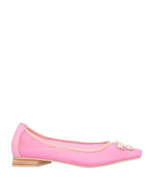 Ras Pink Ballet Flats