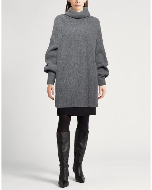 Aspesi Gray Turtleneck Virgin Wool