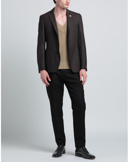 Lardini Black Blazer for men