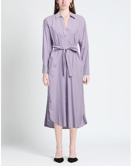 Xirena Purple Midi Dress