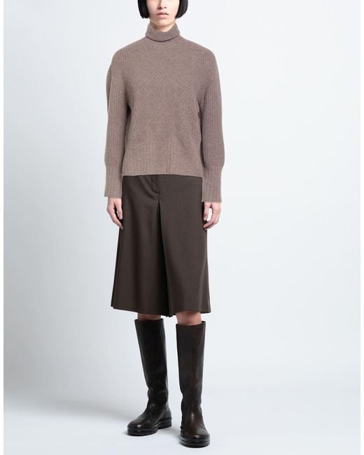 Aragona Brown Turtleneck