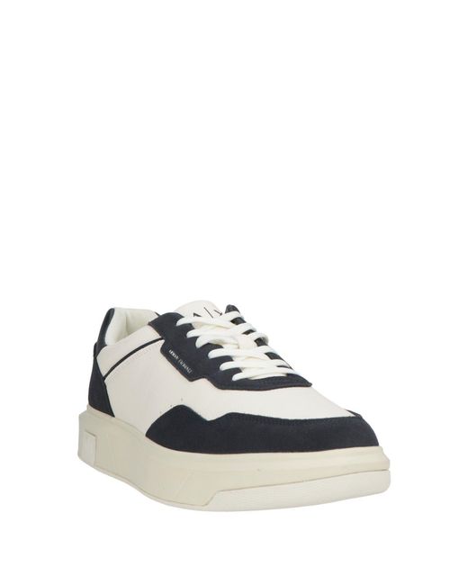 ARMANI EXCHANGE Multicolor Sneakers Polyester, Polyurethane, Cow Leather for men