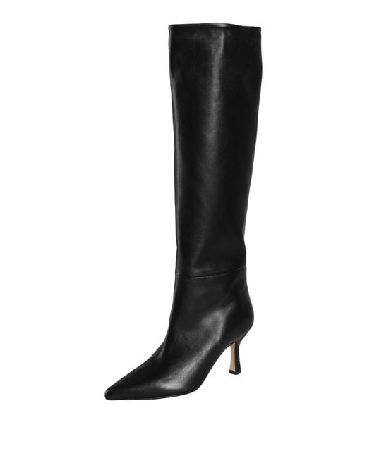 MyChalom Black Boot Soft Leather