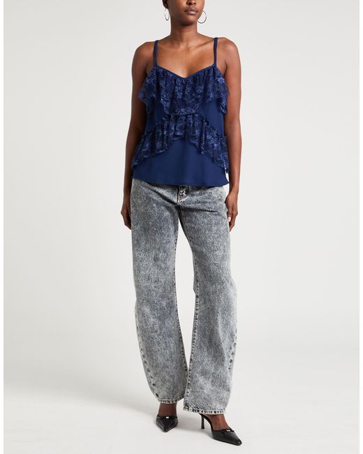 Rebel Queen Blue Top Polyester