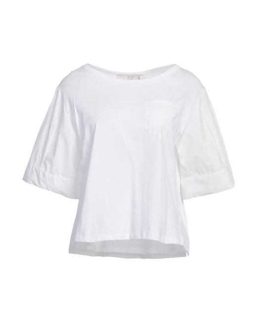 19.70 Nineteen Seventy White T-shirt