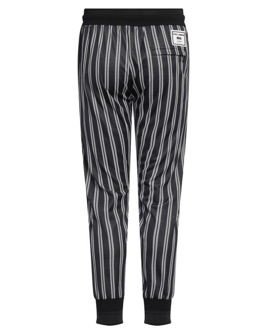 Dolce & Gabbana Gray Pants Polyamide, Elastane, Cotton for men