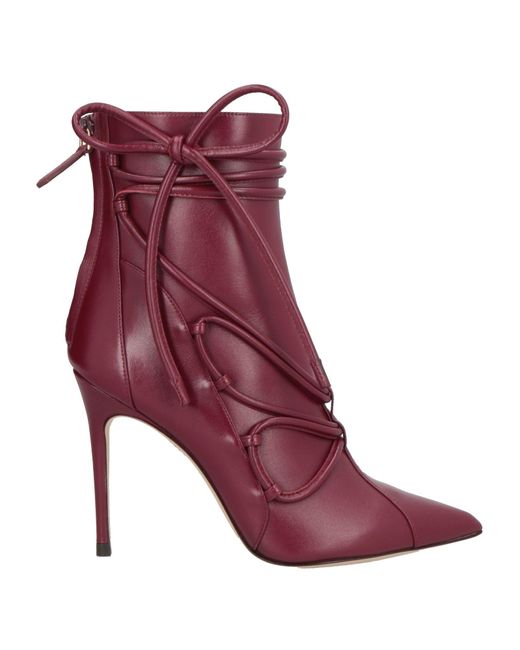 Sophia Webster Purple Ankle Boots