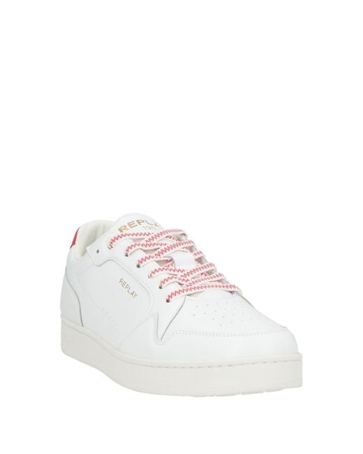 Replay White Trainers for men