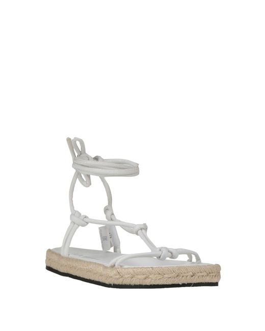 ARMANI EXCHANGE White Espadrilles