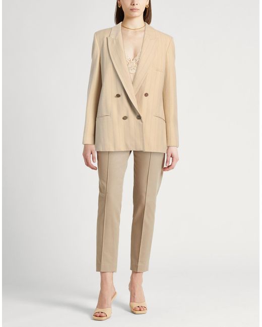 Alysi Natural Chocolat Blazer Cotton, Virgin Wool, Viscose, Acetate, Synthetic Fibers