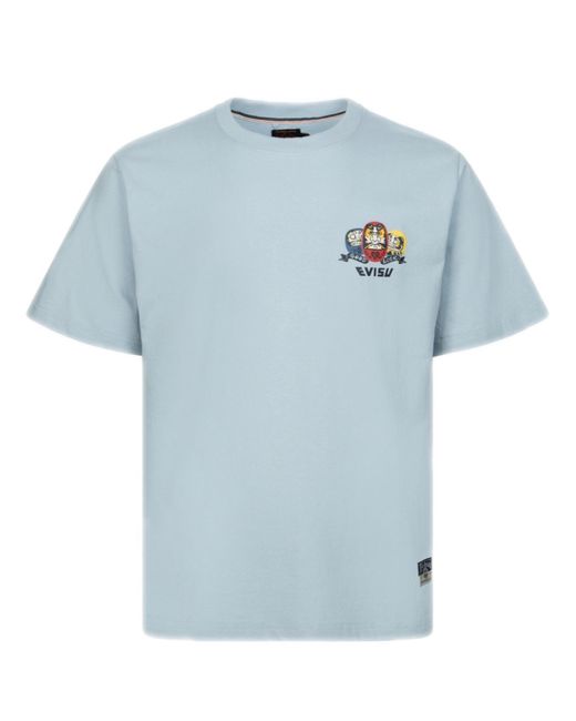 T-shirt di Evisu in Blue da Uomo