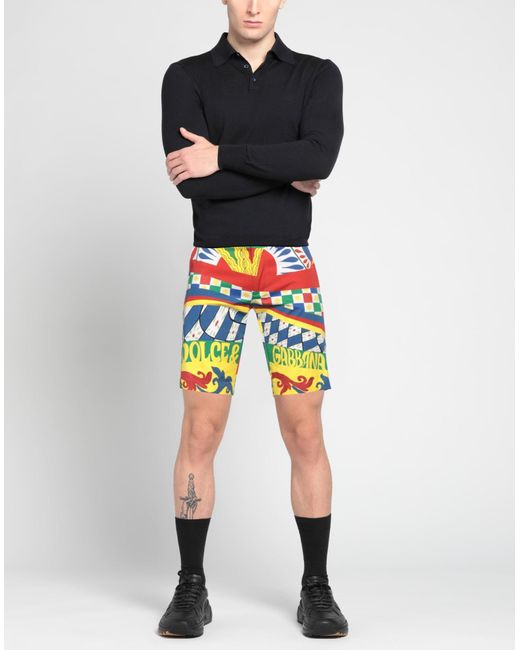 Dolce & Gabbana Orange Shorts & Bermuda Shorts for men