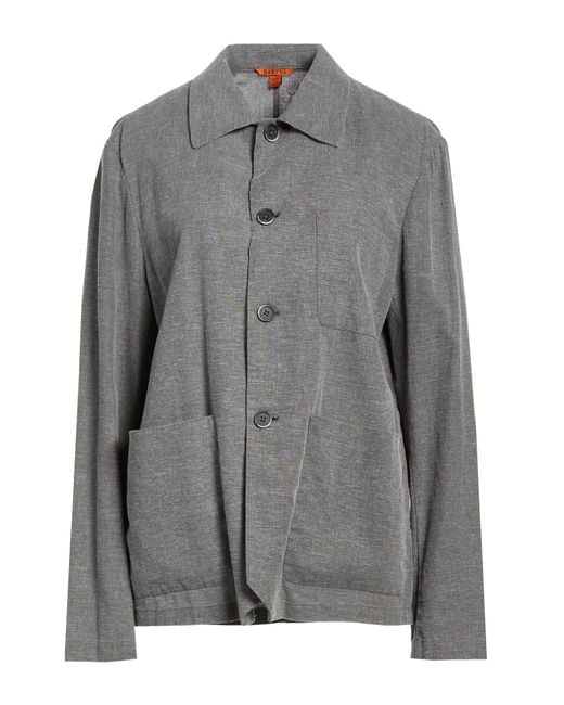 Barena Gray Jacket Linen, Viscose for men